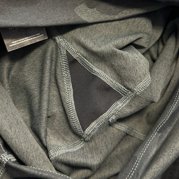 Nobull High Heather Crop Legging Green Carbon Camo Athletic Workout Pants Size M - Picture 12 of 12